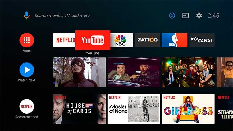 Android TV presenta una nueva interfaz y Google Assistant en el Google I/O 2017